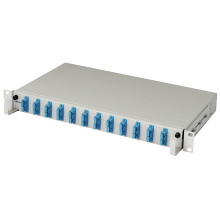 Panel de conexión de fibra de 12 puertos de alto rendimiento